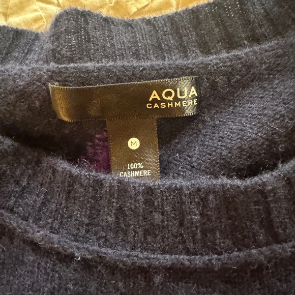 Aqua M Cashmere Sweater - Picture 5 of 7